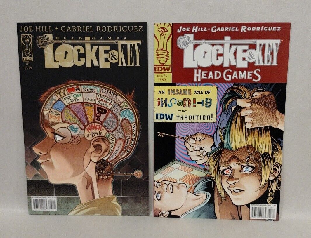 Locke And Key IDW Complete Comic Sets #1-6 (2008) Head Games #1-6 1st Prints NM