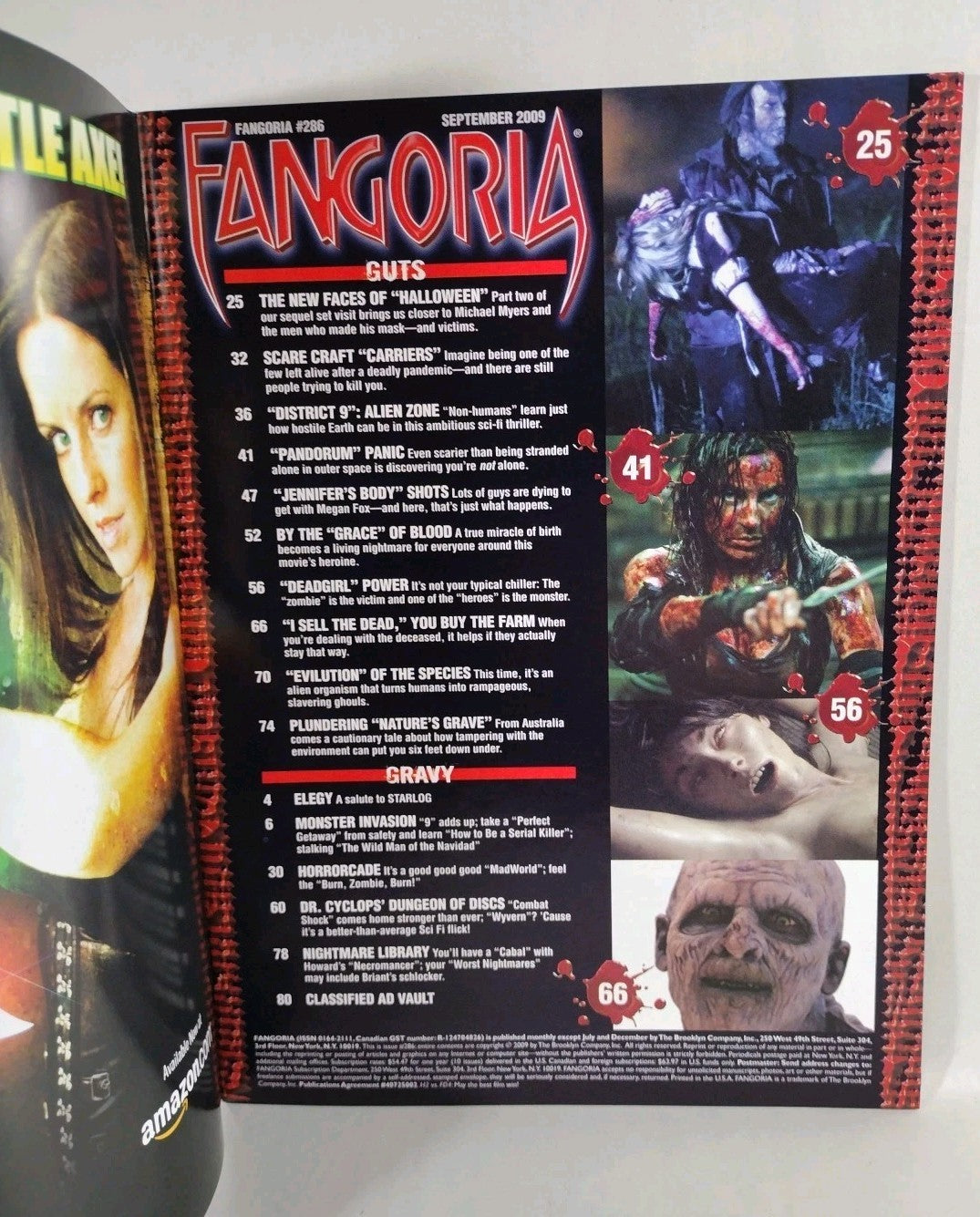 FANGORIA Magazine #286 (2009) Jennifer's Body Dead Girl Carriers I Sell The Dead