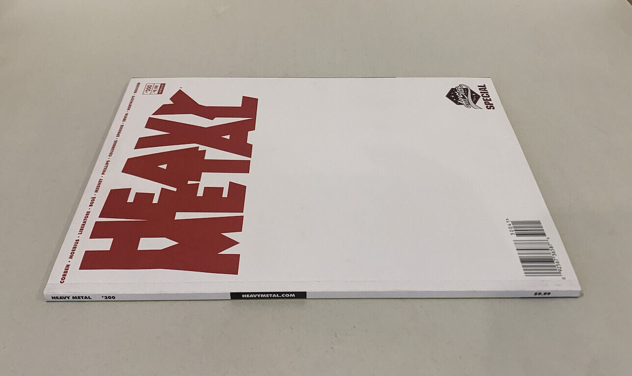 Heavy metal magazine # 300 Blank Sketch Cover Variant 2020
