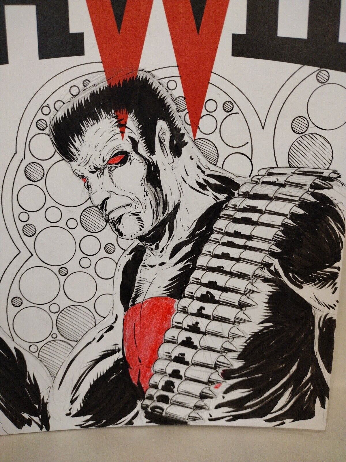 Harbinger Wars II #1 (2018) Valiant Blank Cover Comic w Original Bloodshot Art