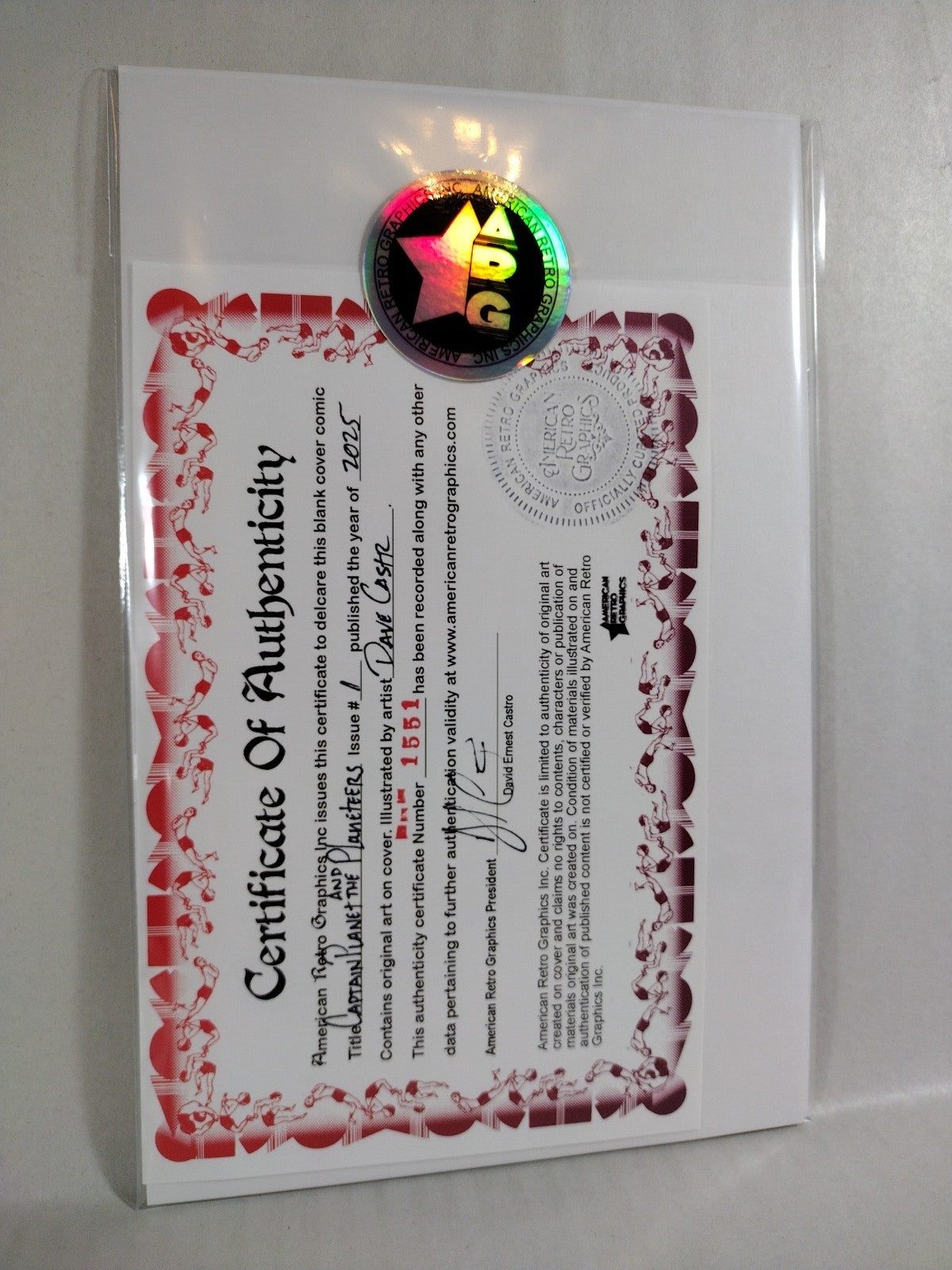 Captain Planet #1 (2025) Dynamite Comic Sketch Cover W Original Dave Castr Art