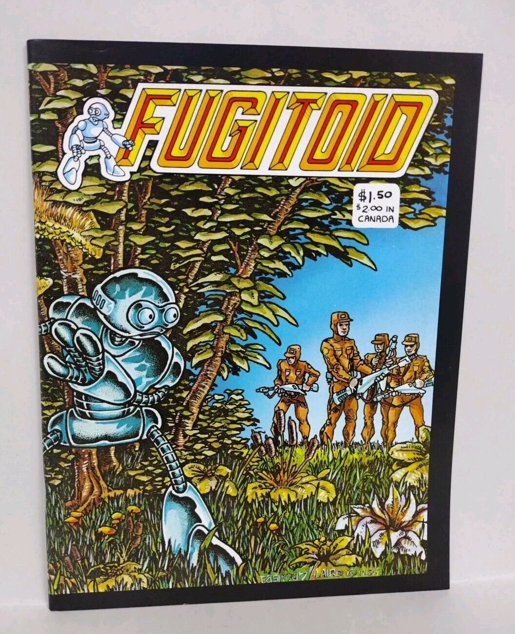 Fugitoid #1 (1985) Mirage Magazine Comic TMNT Triceritons 1st Appearance NM