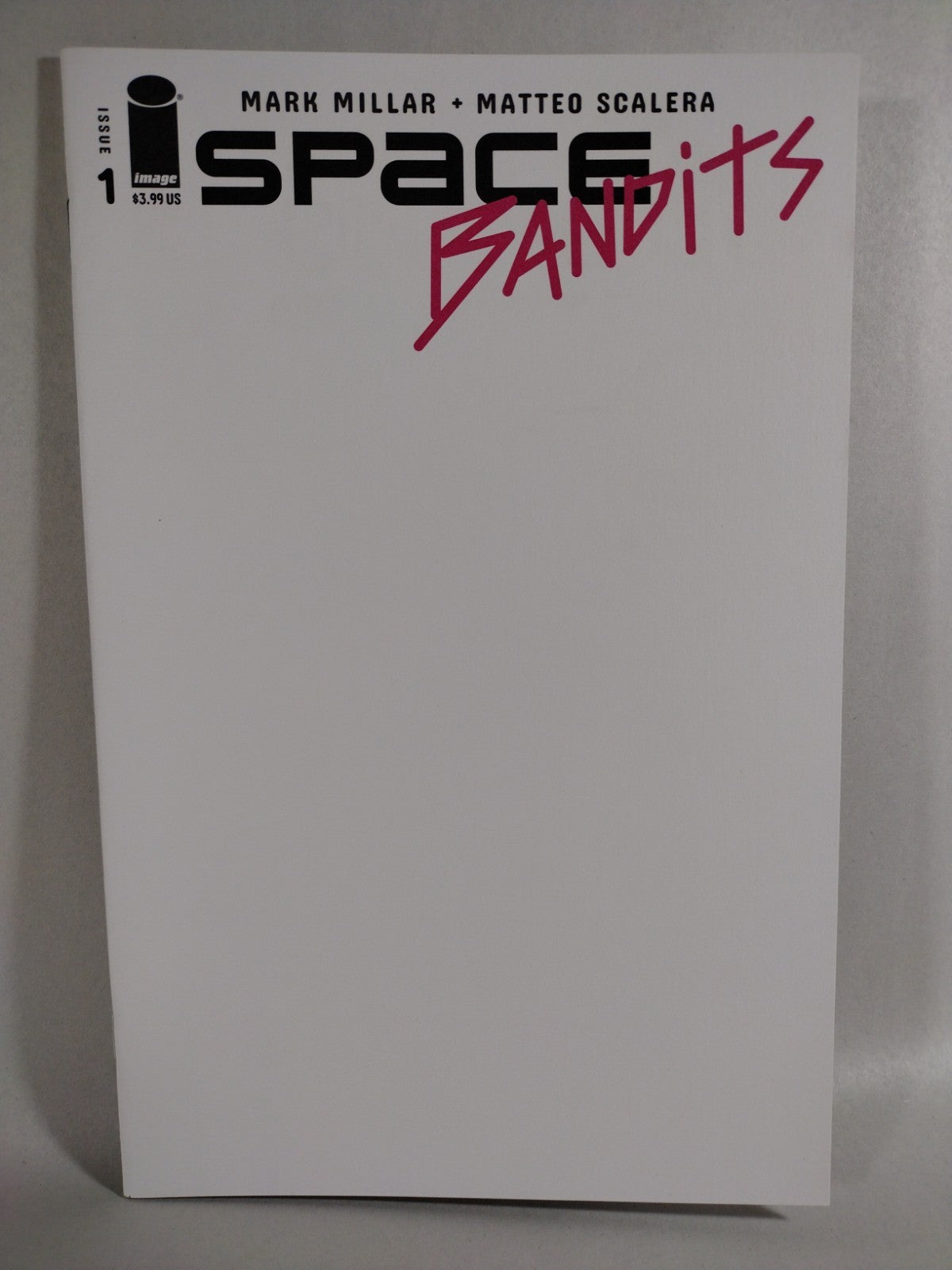 Space Bandits #1 (2019) Image Blank Sketch Variant Cover Comic New NM