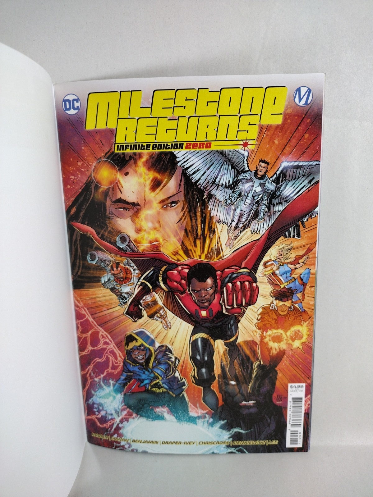 Milestone Returns Infinite #0 (2021) DC Blank Sketch Variant Cover Comic New NM