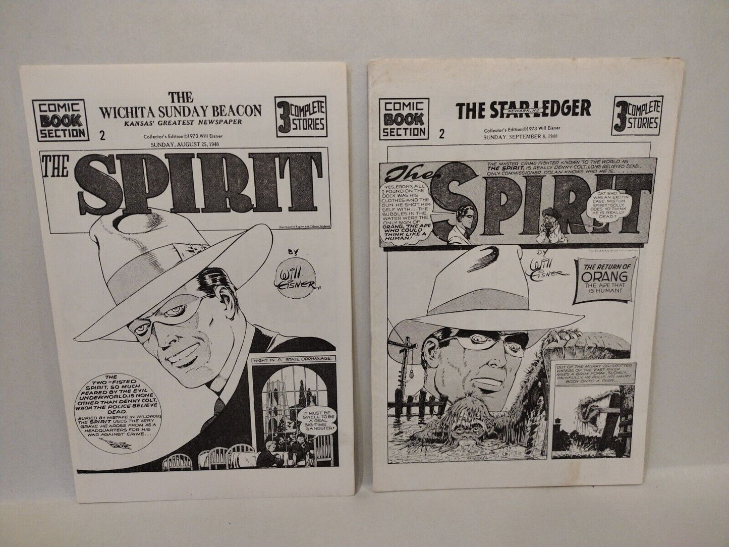 Lot of 19 Will Eisner Spirit (1973) Collector Edition Comics w Exclusive Notes