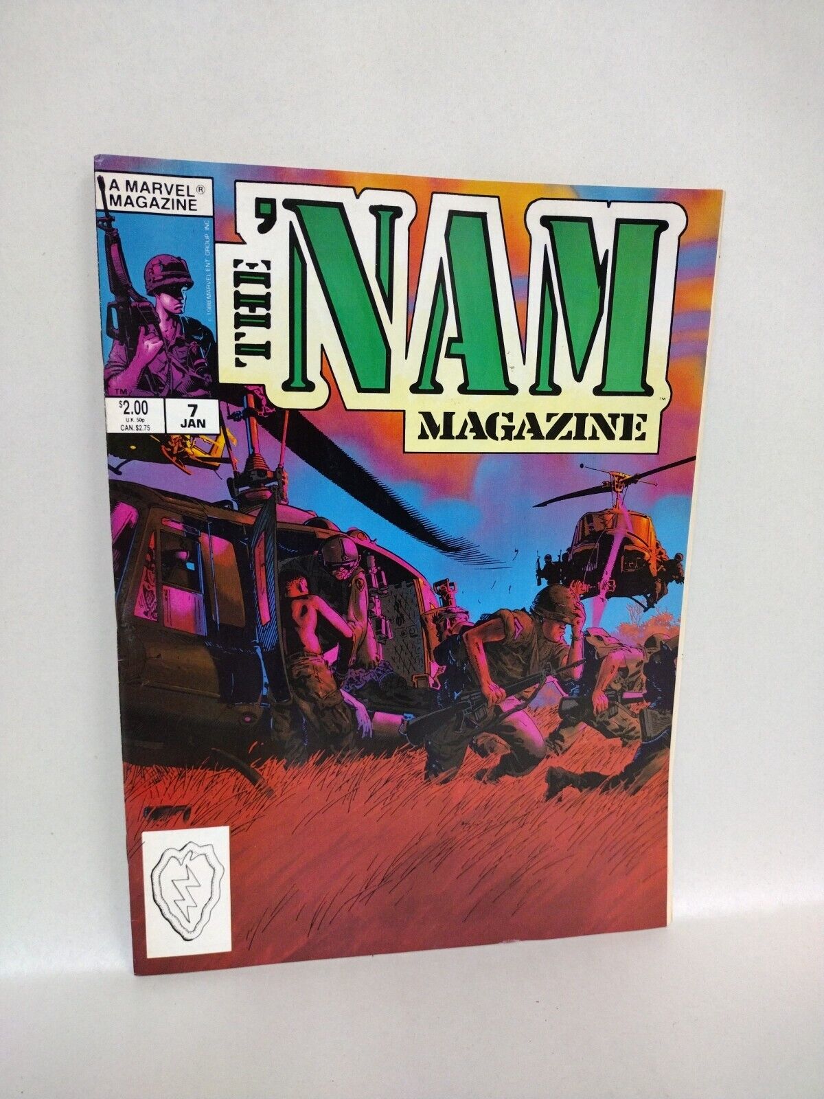 The NAM Magazine (1988) Marvel Comic Lot Set #1 2 3 4 5 6 7 Michael Golden VF