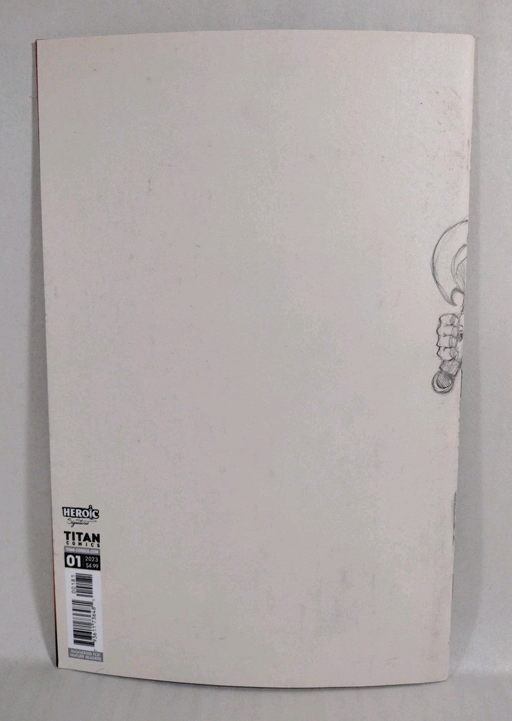 Conan #1 (2023) Titan Comic Sketch Cover Variant W Original Dave Castr Art