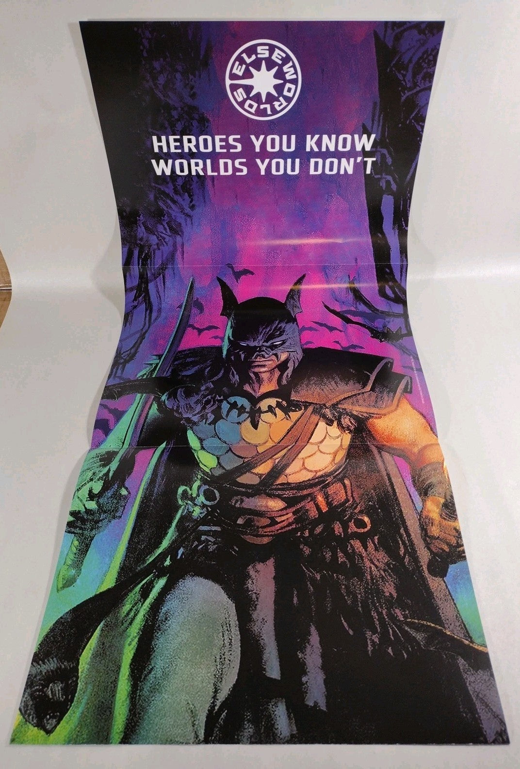 DC Elsewords (2024) Promotional Comic Folded Poster Set Of 6 Batman Vampires 