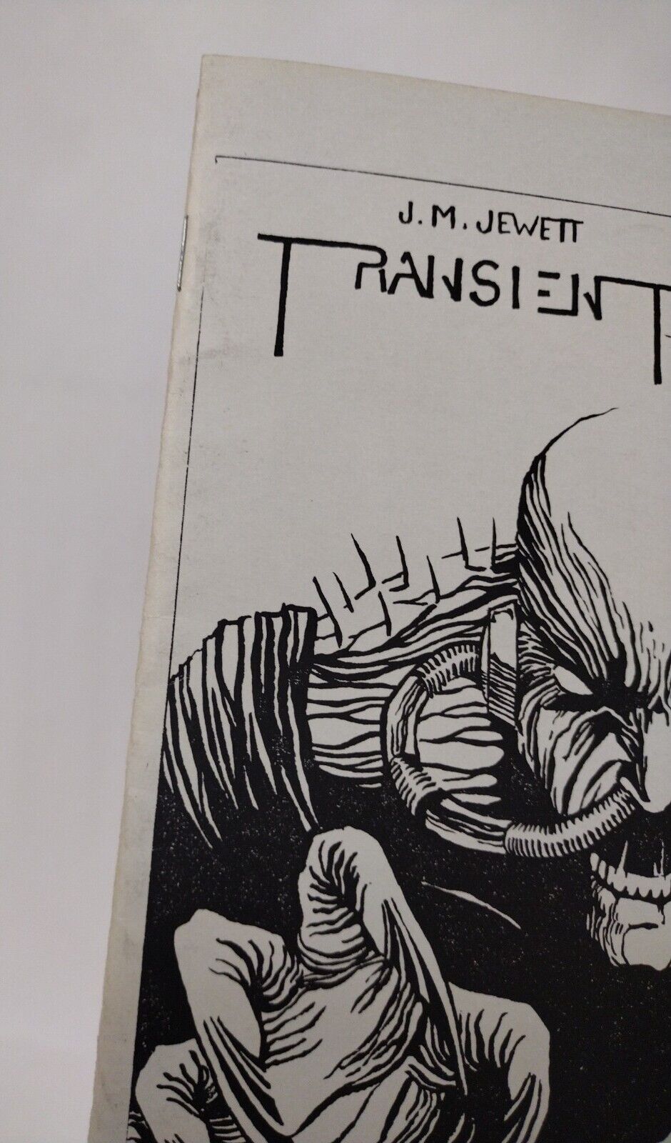 Transient / Grinn 1993 Ashcan Comic Preview # d 1/50 Signed w Sketches JW Jewett