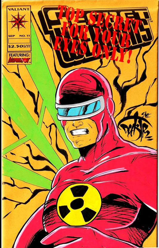Secret Weapons #11 (1994) Valiant Comic Sealed W Original Dave Castr Solar Art