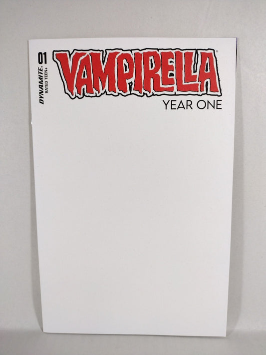 Vampirella Year One #1 (2022) Dynamite Blank Variant Cover Comic New NM
