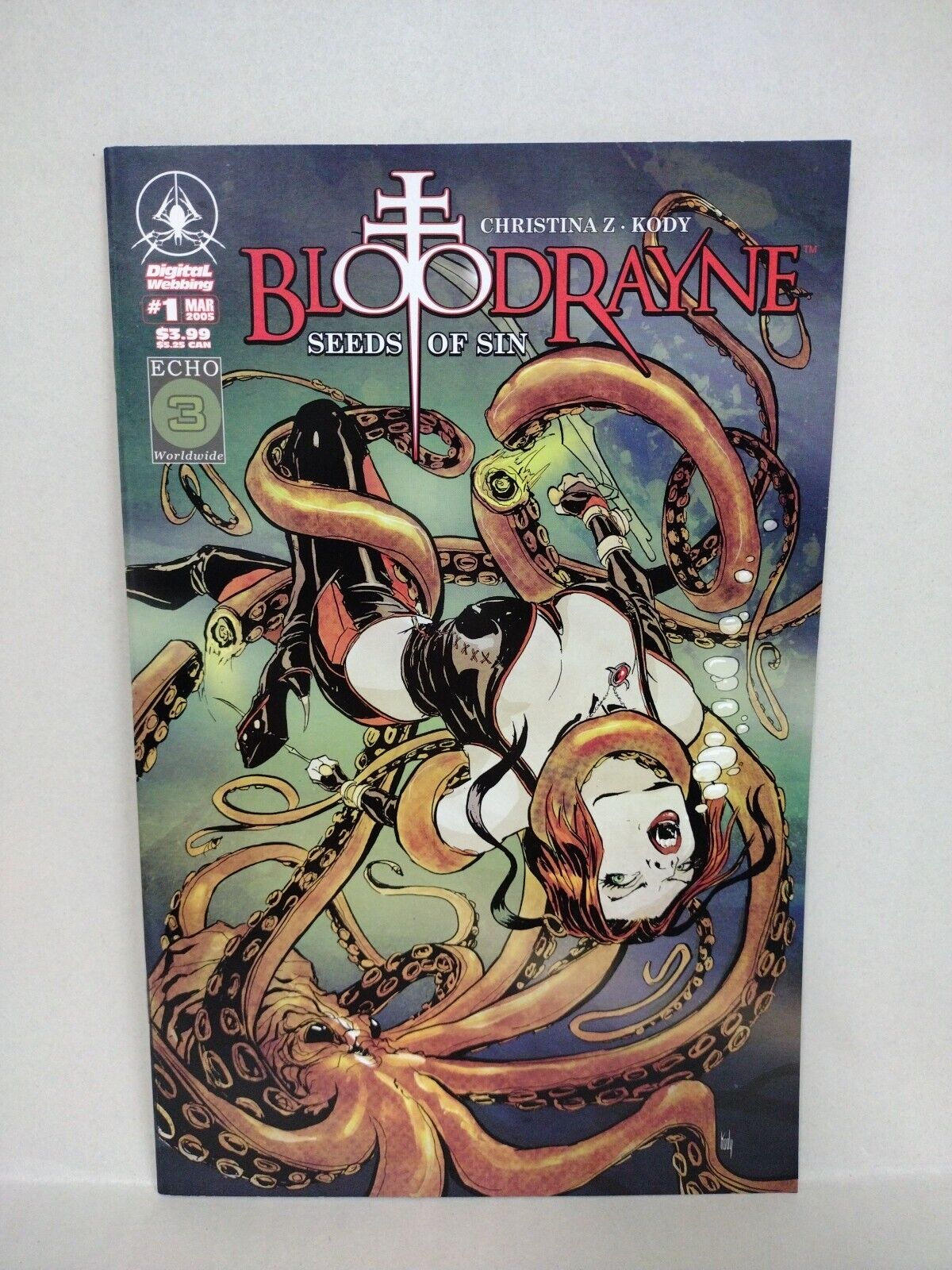Bloodrayne Seeds Of Sin #1 (2005) Digital Webbing Comic Variant FN-VF