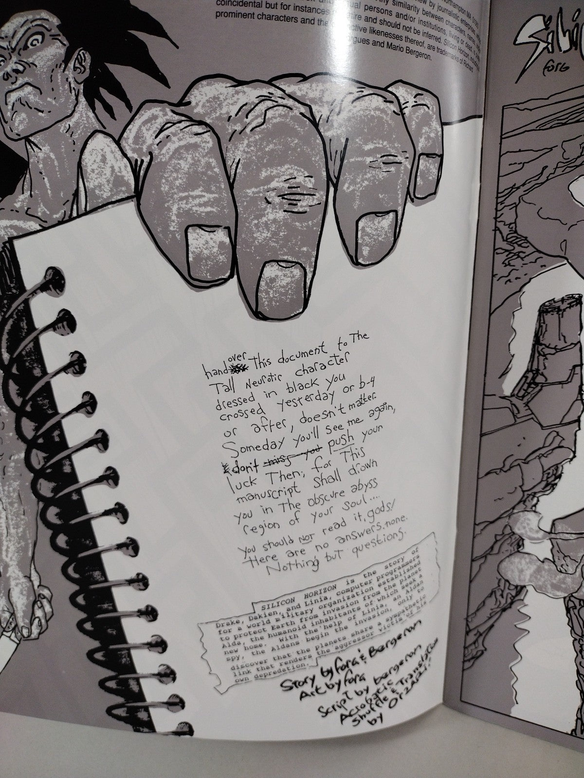 Silicon Horizon (1992) Tundra Comic Magazine Lot Set #1 2 3 Forgues Bergeron 