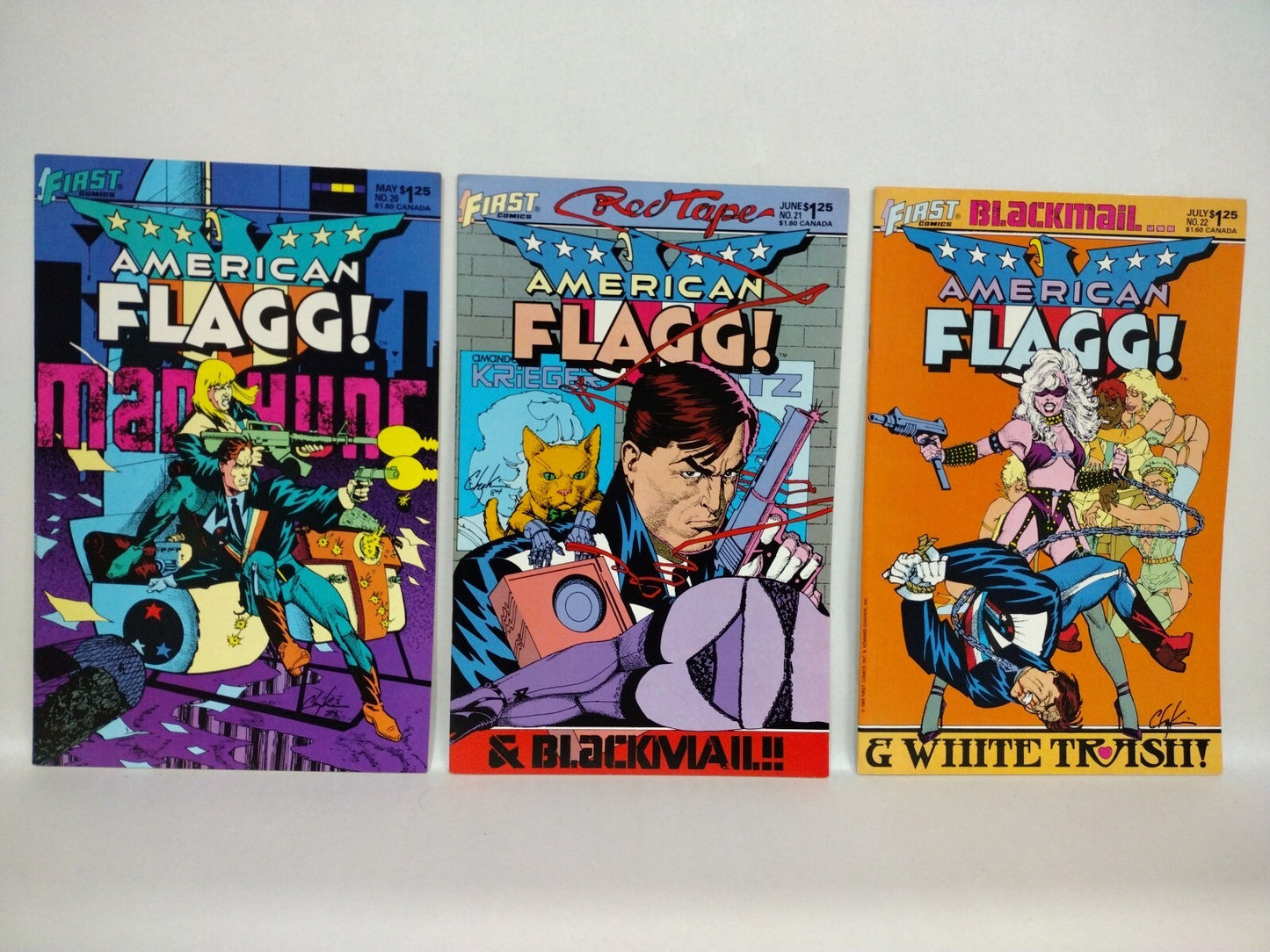 American Flagg (1983) First Comic Lot Set 1-6 8 9 11 14 15 19 23 25 39 41 46 48+