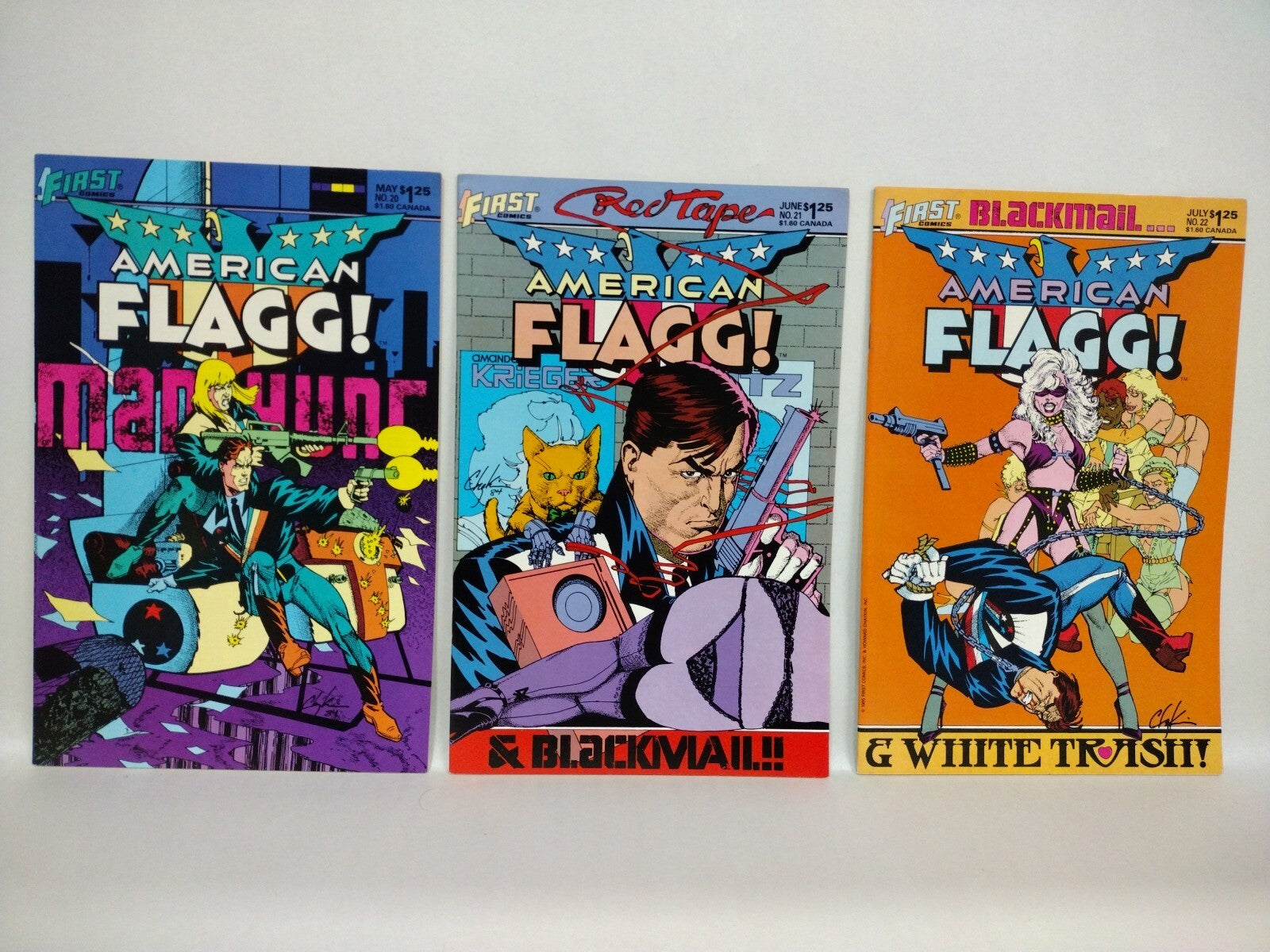 American Flagg (1983) First Comic Lot Set 1-6 8 9 11 14 15 19 23 25 39 41 46 48+