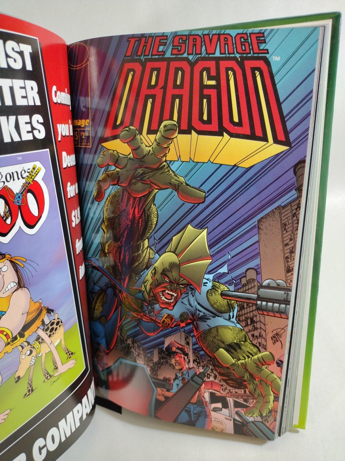 Savage Dragon Omnibus Savage Edition (1992) Image Custom Bound Comic HC W DJ