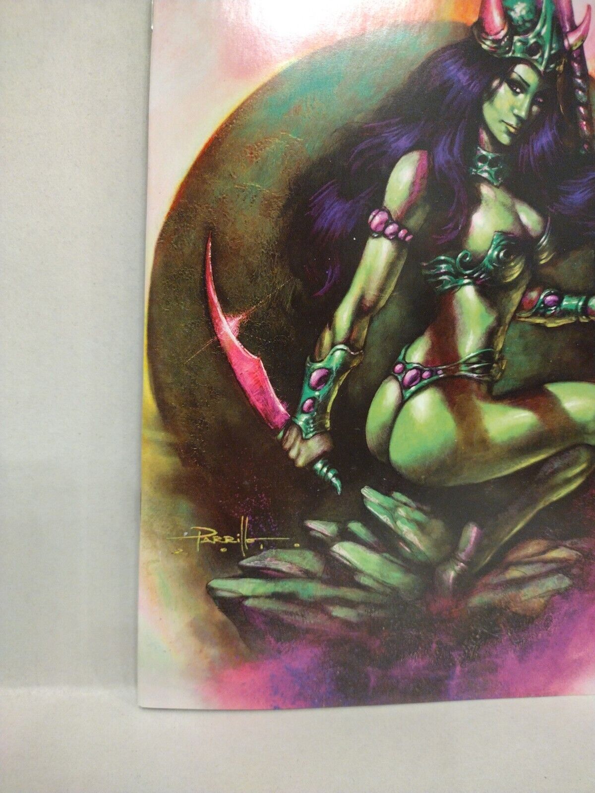 Dejah Thoris 1 (2023) 1:10 Dynamite Comic Incentive UV Virgin Cvr ZD Parrillo