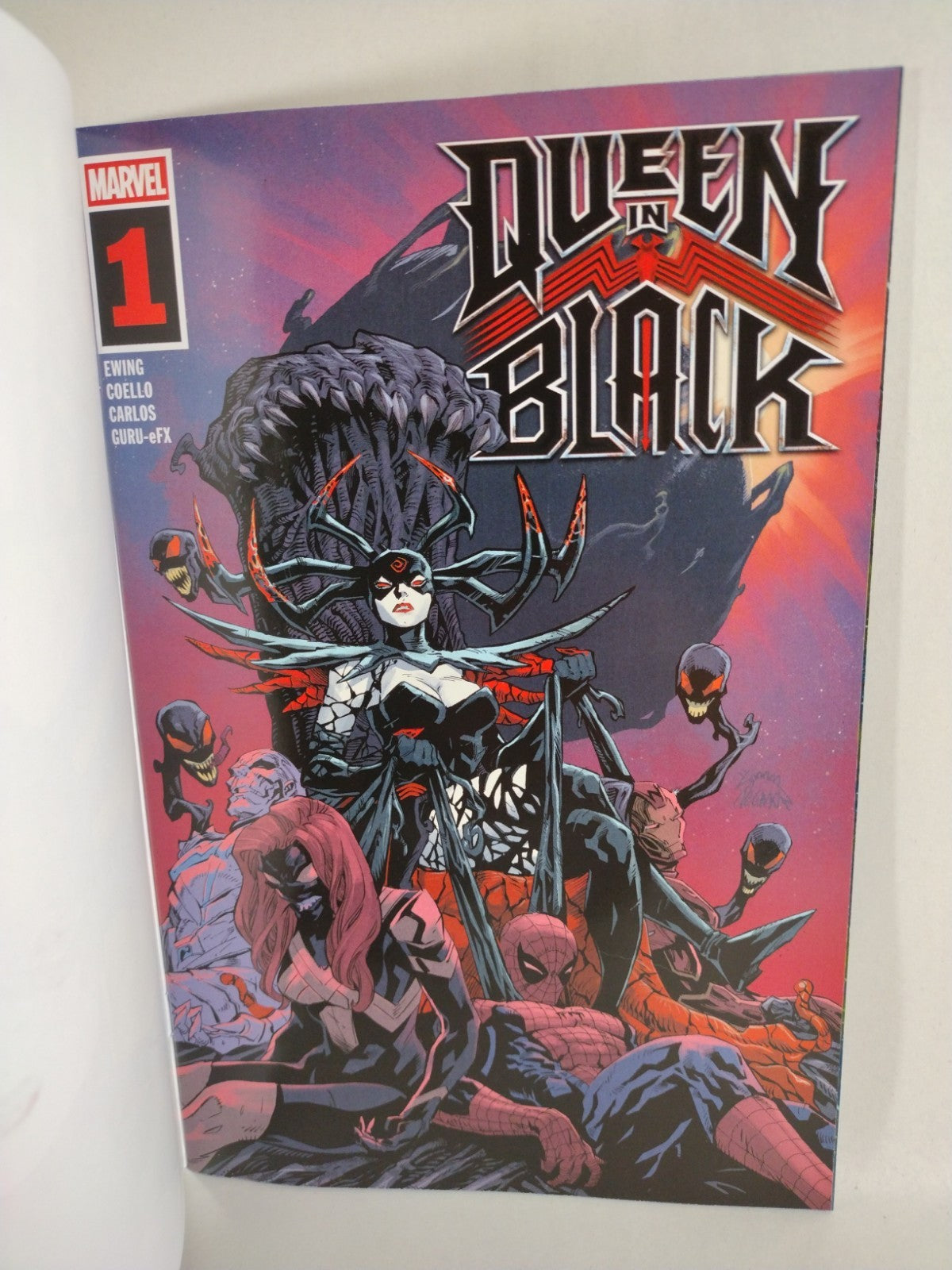 Queen In Black #1 (2026) Marvel Comic Sketch Cover W Original DCastr Art