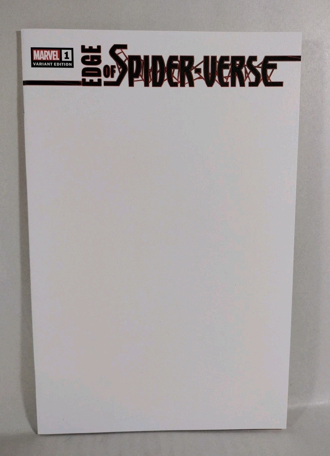 Edge Of The Spider-Verse #1 (2022) Marvel Blank Variant Cover Comic NM