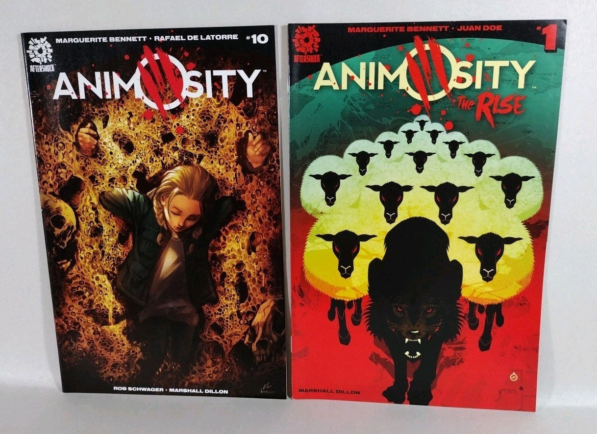 Animosity (2016) Aftershock Comic Lot #2-10 Rise #1-3 Evolution