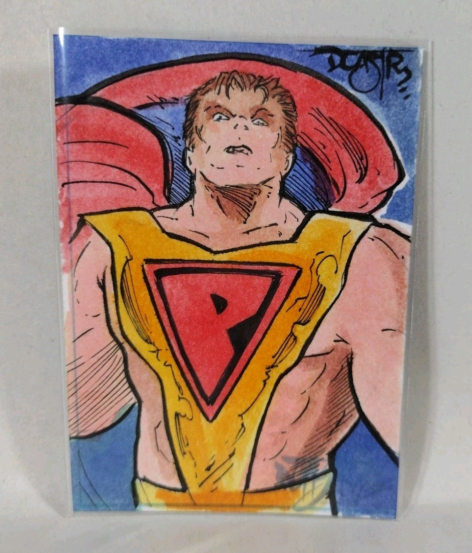 Dave Castr Crusin (2025) OAC Sketch Card W Original Ultraverse Prime Art ACEO