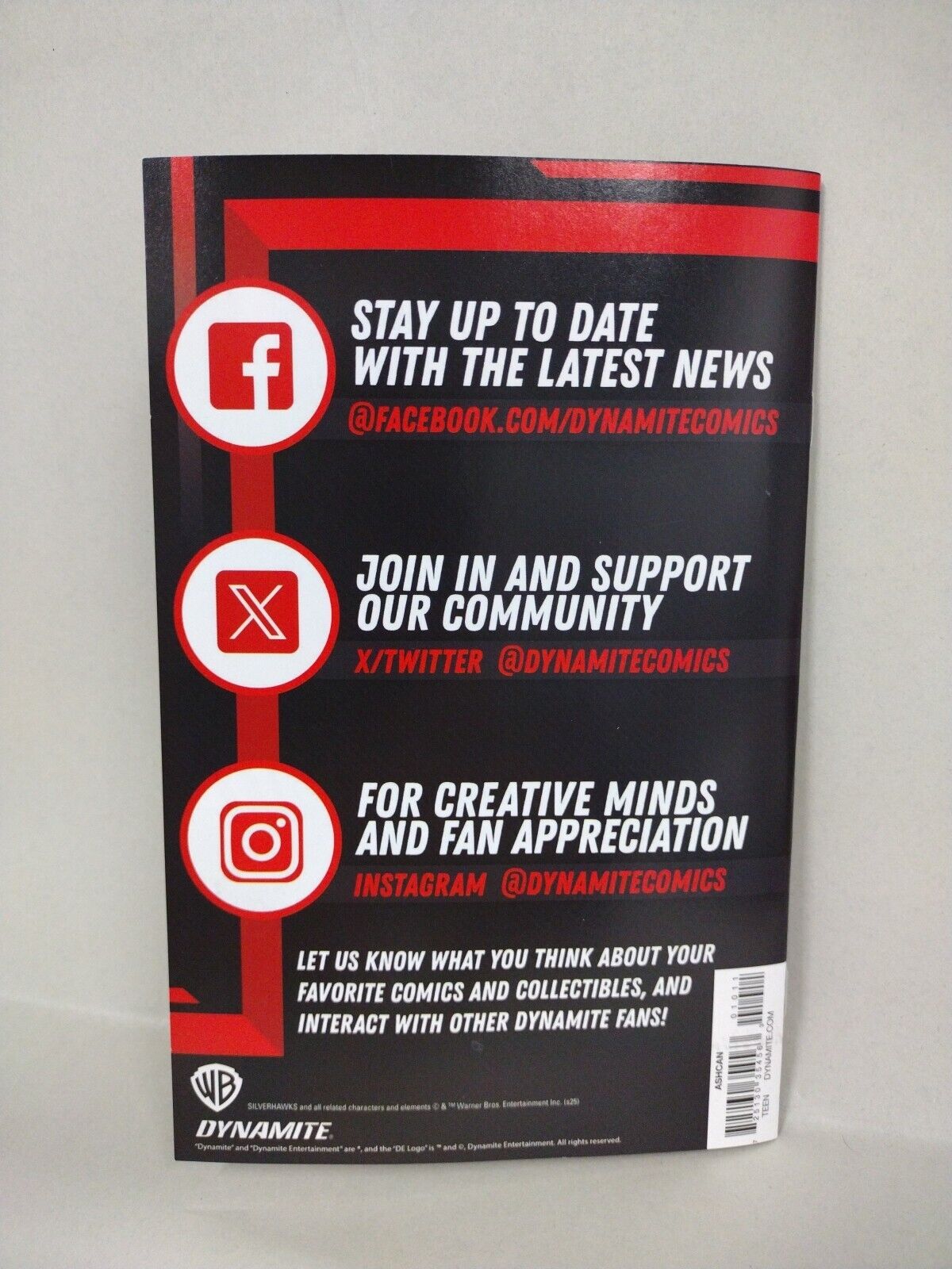 Silverhawks Ashcan Edition #1 (2025) Dynamite Preview Comic Lucio Parrillo NM