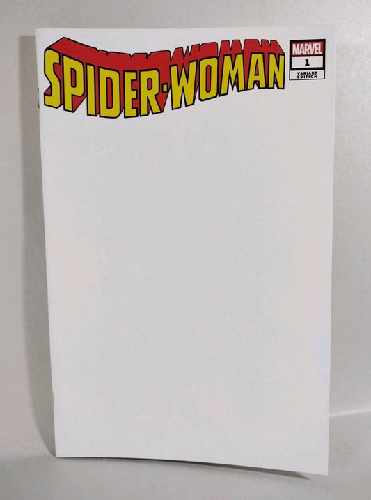 Spider-Woman #1 (2020) Marvel Comic Blank Sketch Variant Cover NM