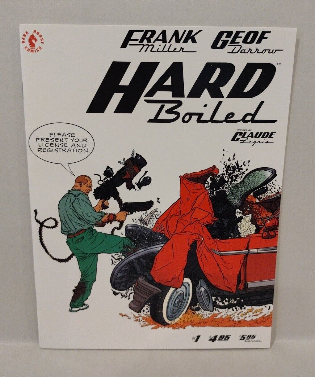 Hard Boiled #1 (1990) Dark Horse Comic Frank Miller Geoff Darrow 1st Print NM