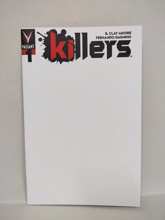 Killers #1 (2019) Valiant Comic Blank Sketch Variant Ninja-J New NM