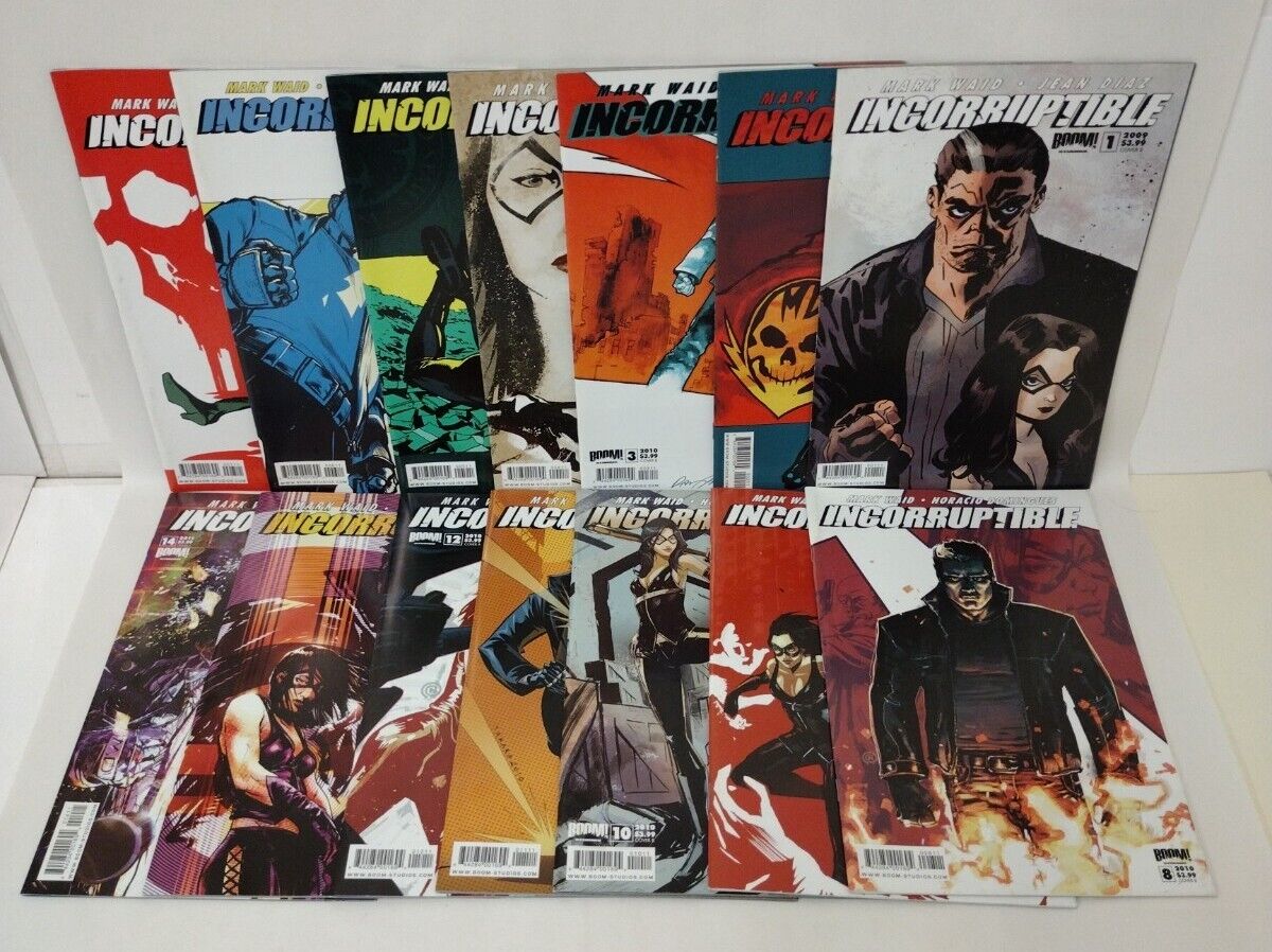 Incorruptible (2009) Boom Studios Comic Lot Set #1-14 MARK WAID 