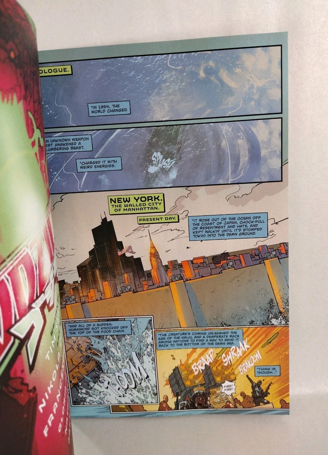 Godzilla #1 (2025) IDW Sketch Cover Comic W Original Dave Castr Jet Jaguar Art