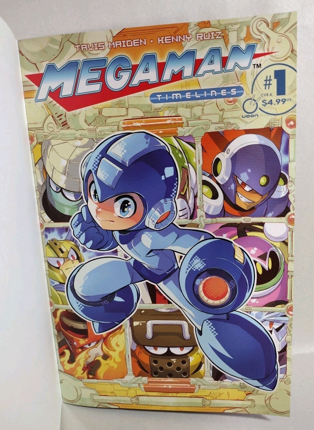 MegaMan Timelines #1 (2025) Udon Capcom Sketch Cover Comic W Original DCastr Art