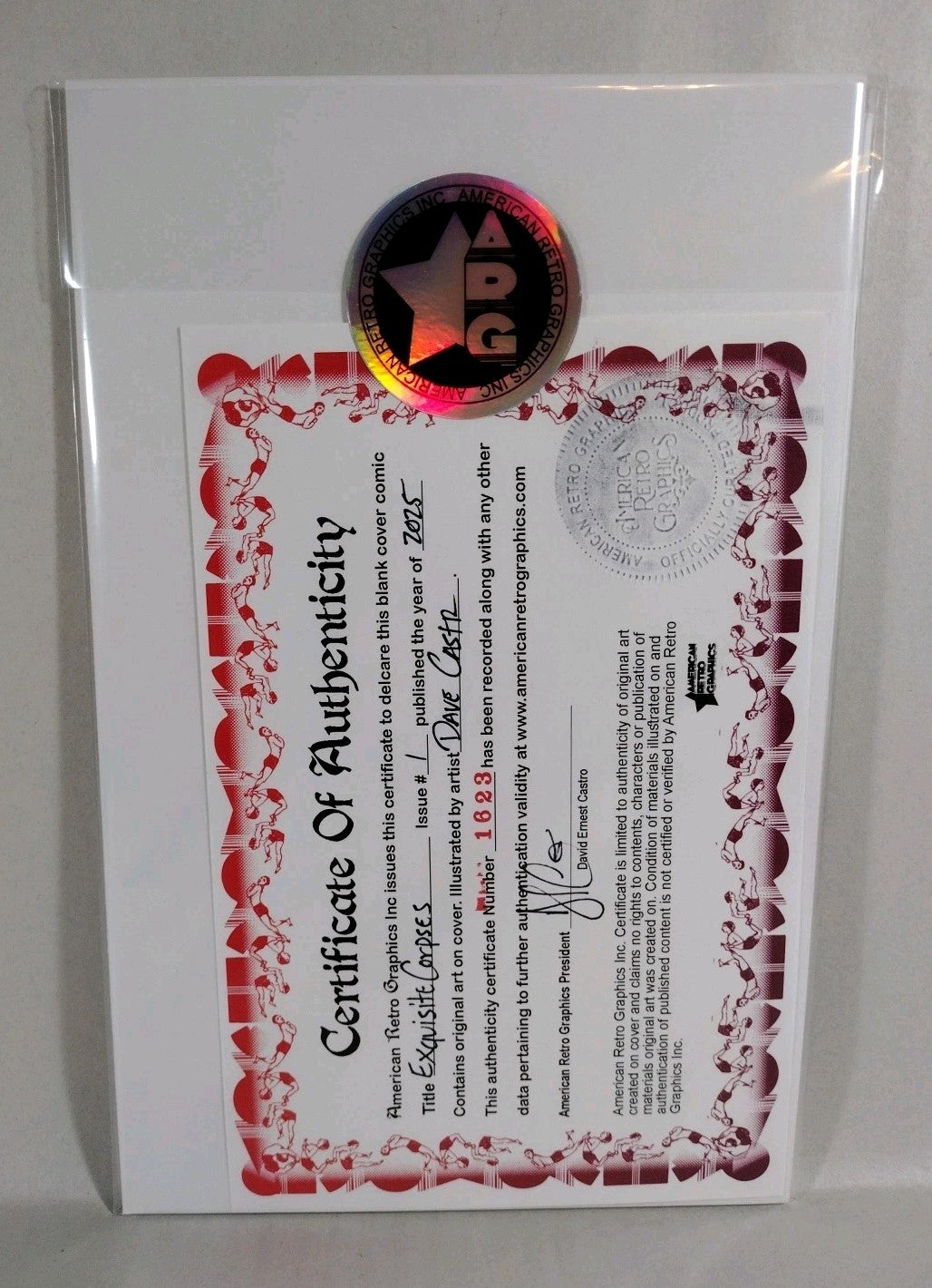 Exquisite Corpses #1 Image Comic Sketch Cover Variant W Original Dave Castr Art