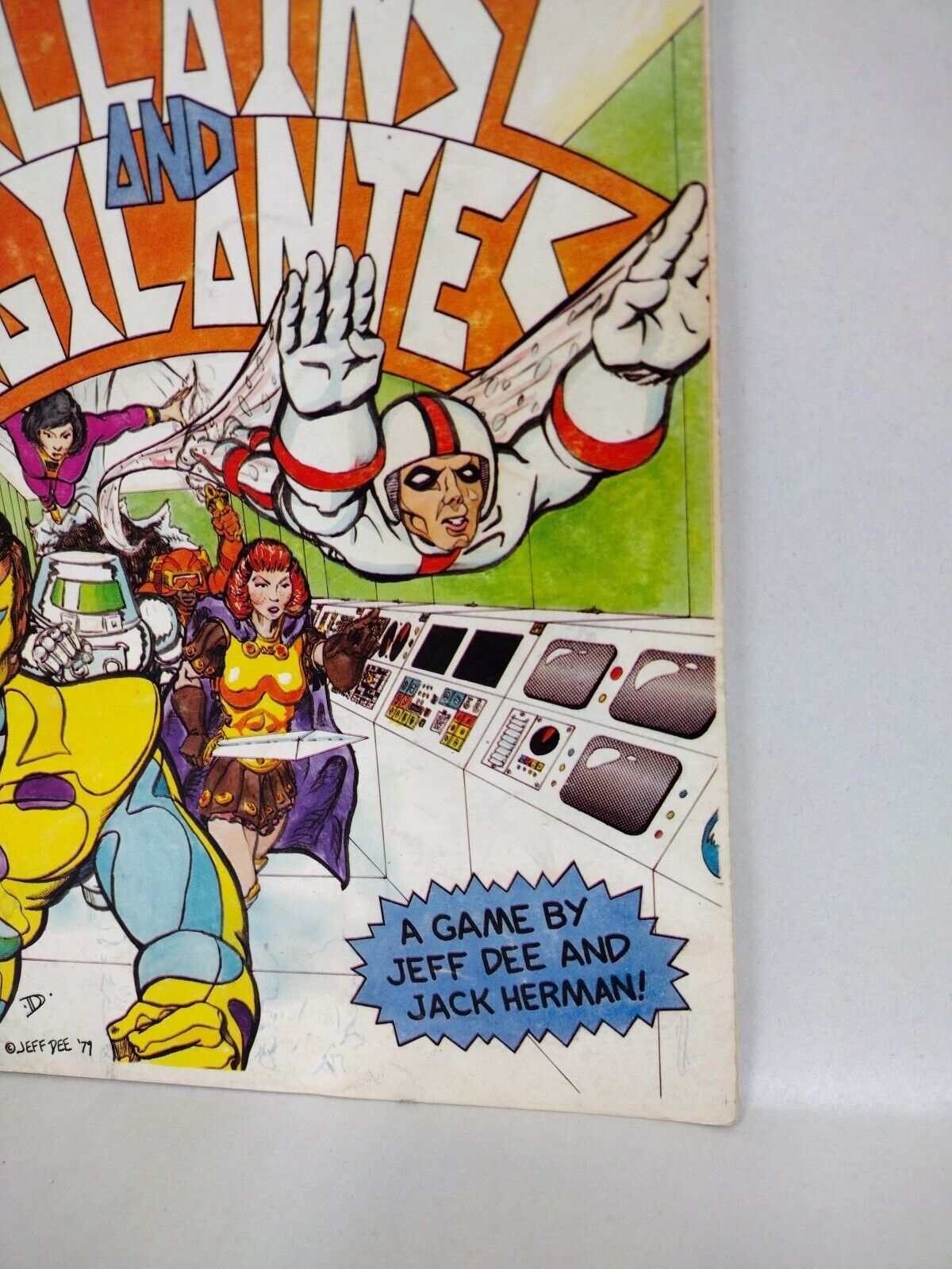 Villains and Vigilantes #1 (1979) Complete RPG Fantasy Games Unlimited Herman