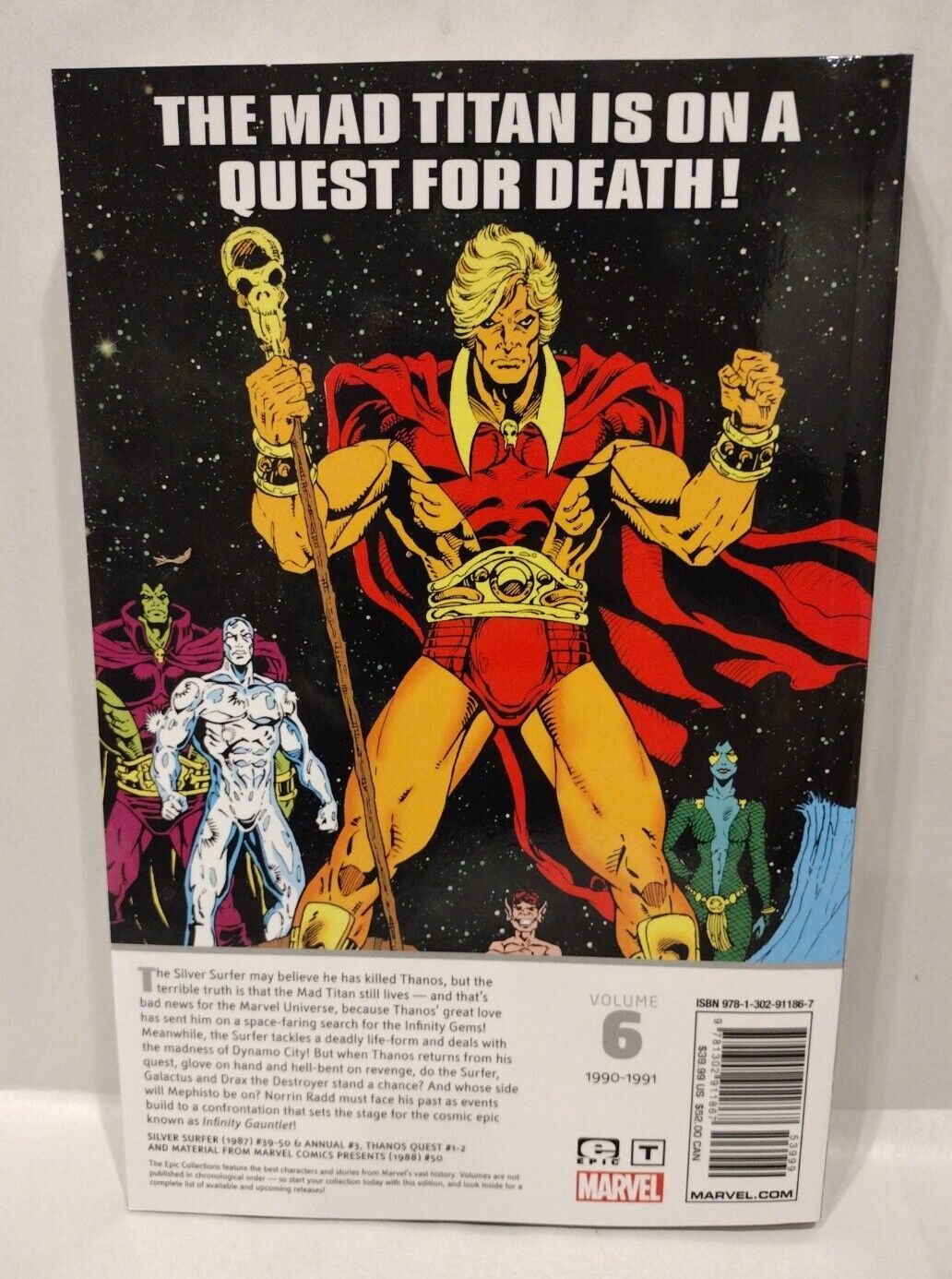 Silver Surfer Epic Collection Vol 6 Thanos Quest Marvel New TPB Paperback