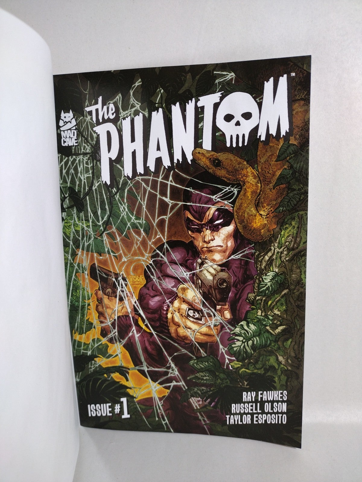 Phantom #1 (2025) Mad Cave Sketch Cover Variant Comic W Original Dave Castr Art