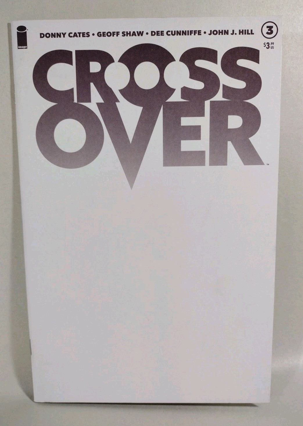 Cross Over #3 (2021) Image Comic Blank Sketch Variant Cover NM Donny Cates
