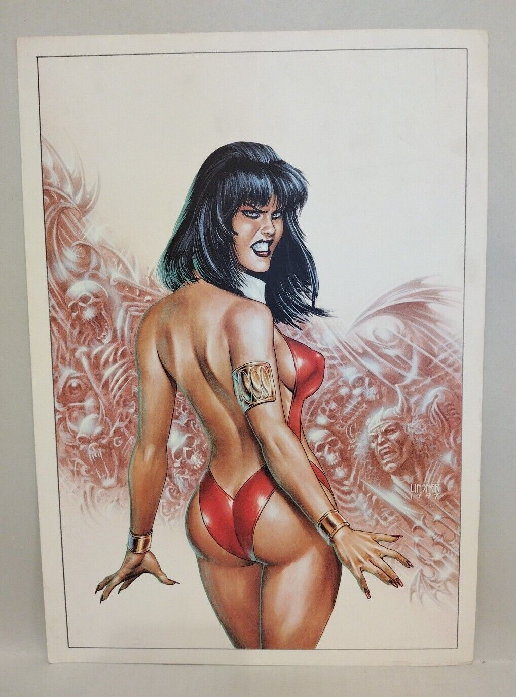 Joseph Michael Linsner (1997) Vampirella 12 X 17 Poster Print Holy War Cover Art