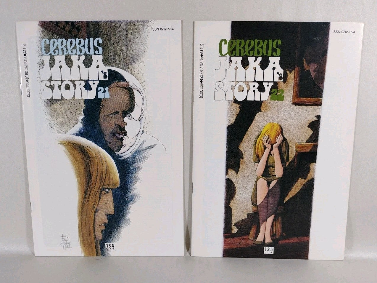 Cerebus The Aardvark #114-135 (1988) Dave Sim Jaka's Story Pt 1-22 Comic Lot Set