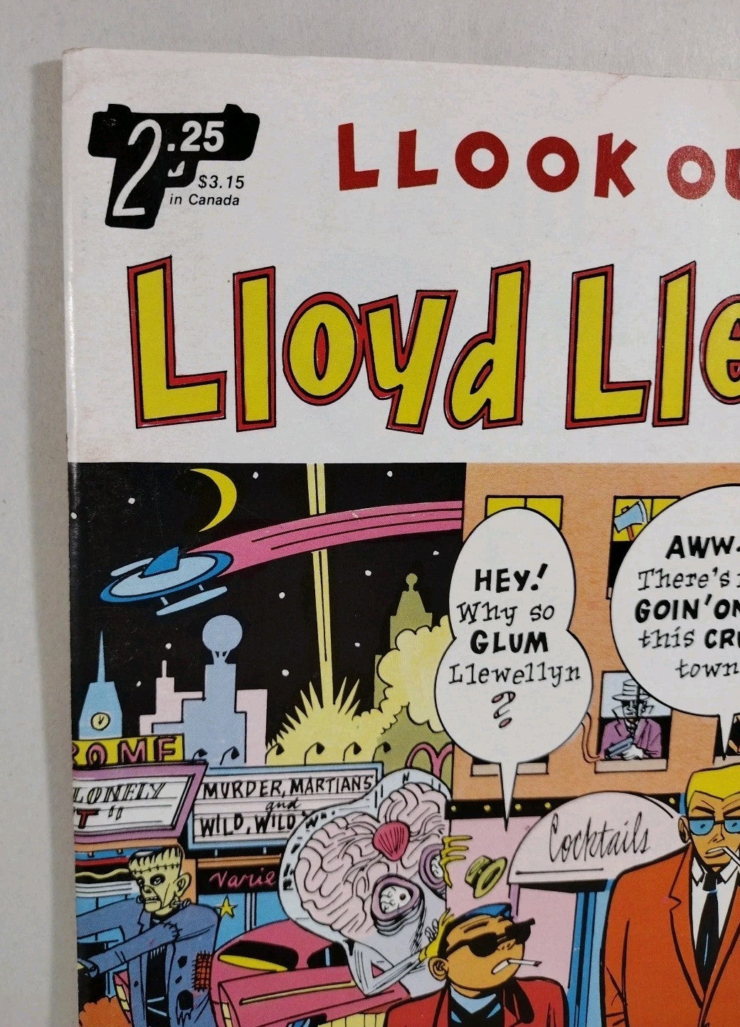 Lloyd Llewellyn (1986) #1 Daniel Clowes Fantagraphics Comic Magazine 1st Print 