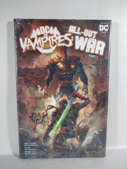 DC vs. Vampires: All-Out War Part 2 (2023) DC Comic Hardcover New Sealed 