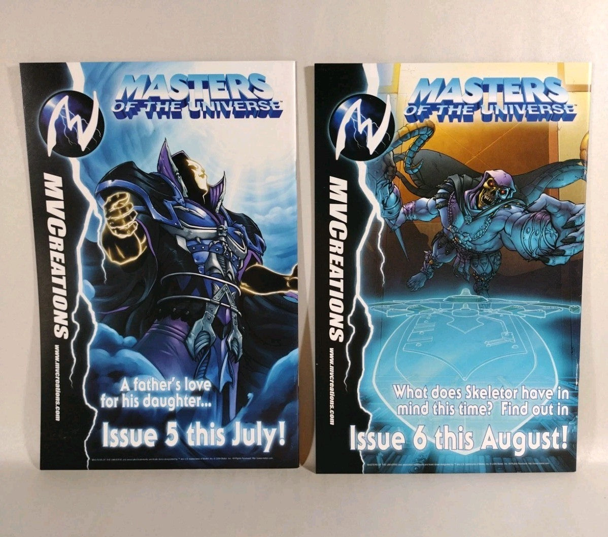 Masters Of The Universe MV Creations Comic Lot 1 2 4-6 Icons Of Evil Snakemen+
