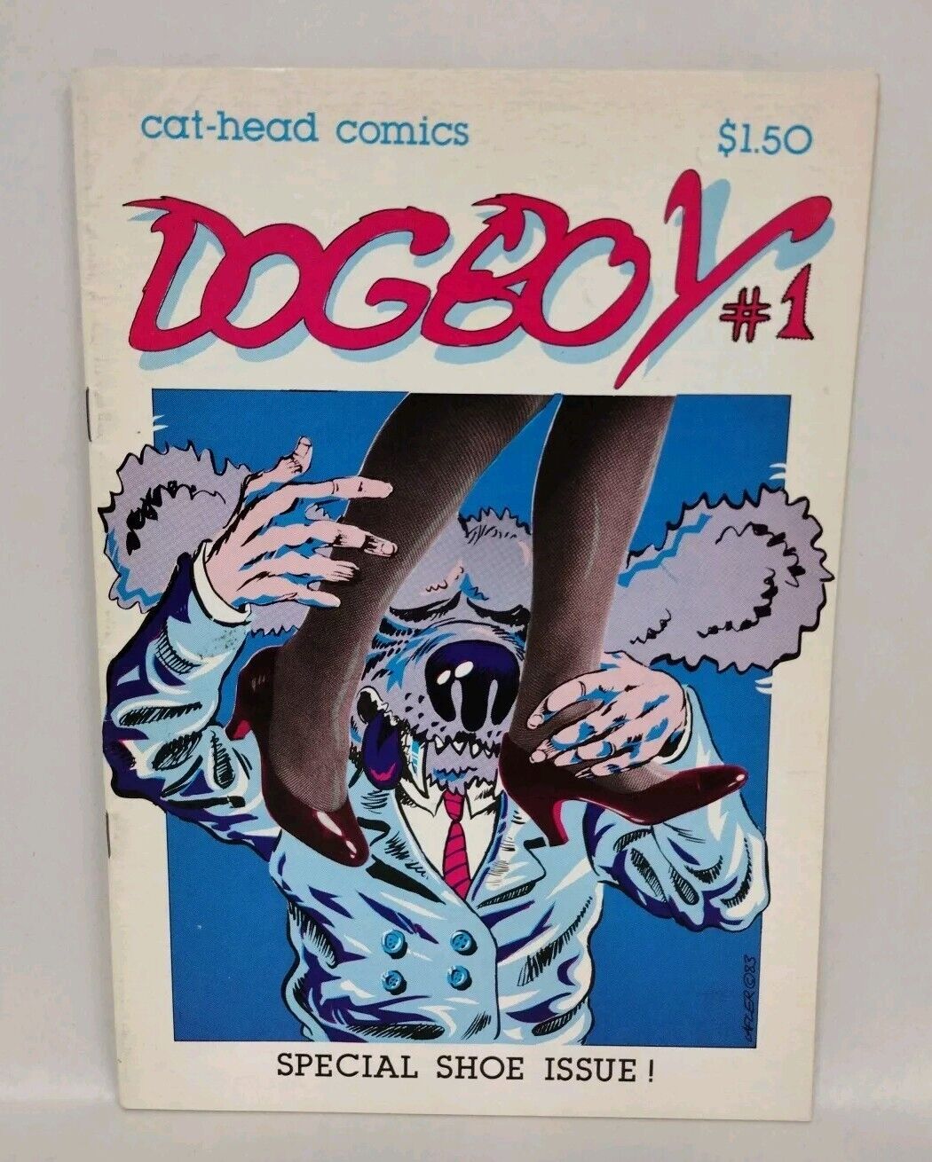 Dog Boy (1983) Cat Head Comic Lot Set #1 2 Steve Lafler Underground Comix