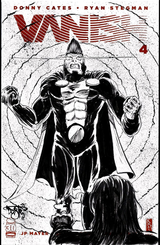 VANISH #4 (2022) Cates Stegman Image Comic Blank Cover w Original DCastr Art COA