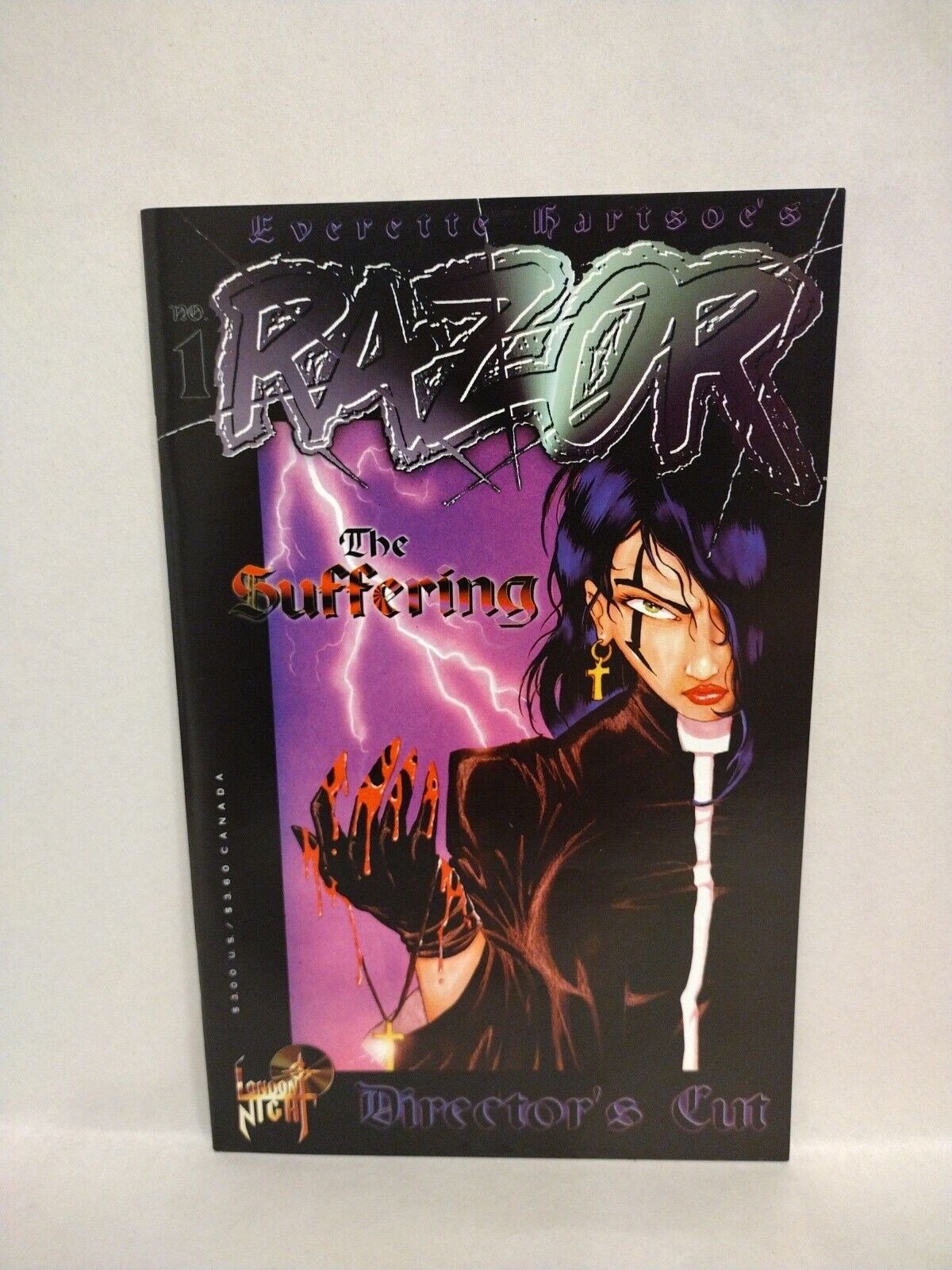 Razor: Suffering (1995) London Night Studios Complete Cry No More Comic Lot Set 