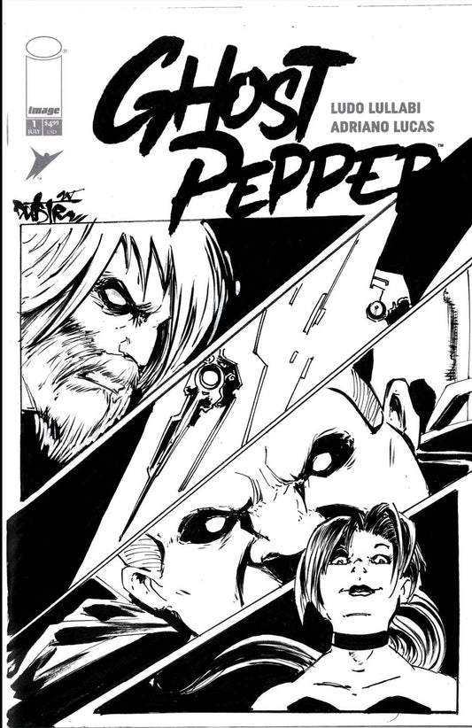 Ghost Pepper 1 (2025) Image Comic Sketch Cover Variant W Original Dave Castr Art