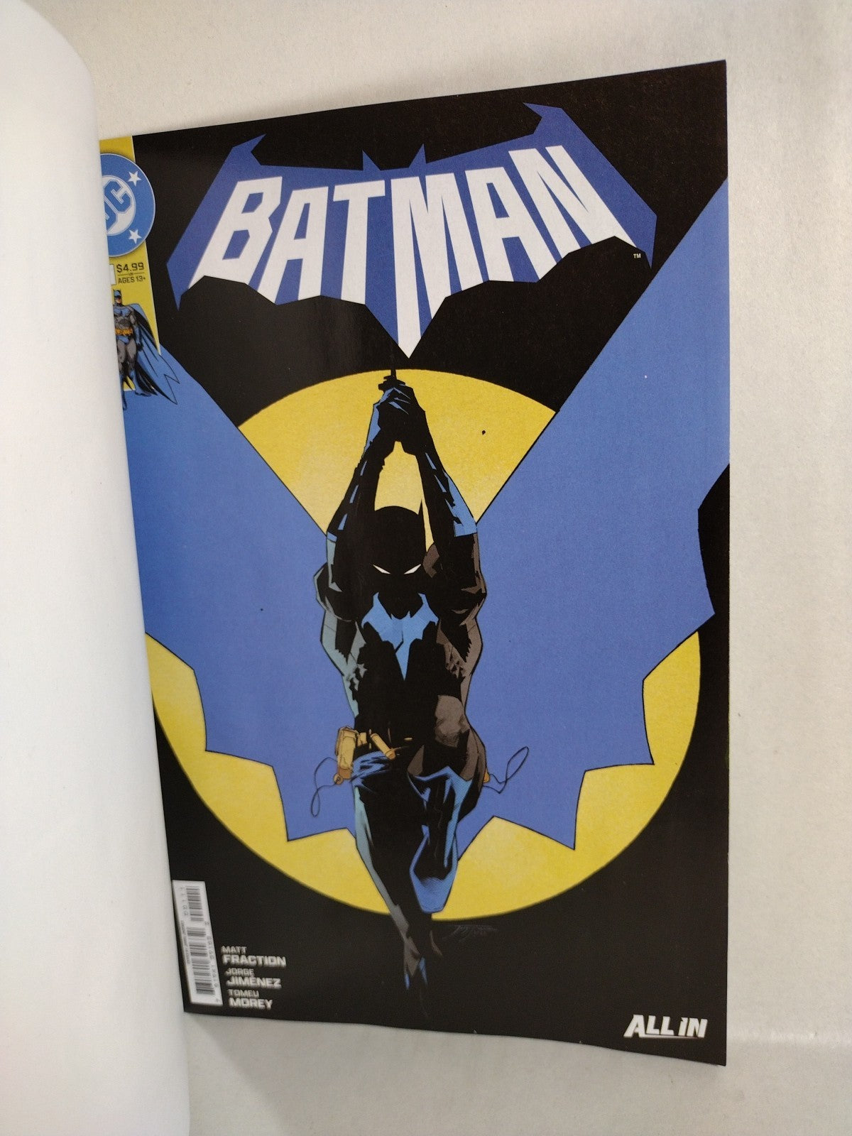 Batman #1 (2025) DC Sketch Cover Variant Comic W Original Dave Castr Art