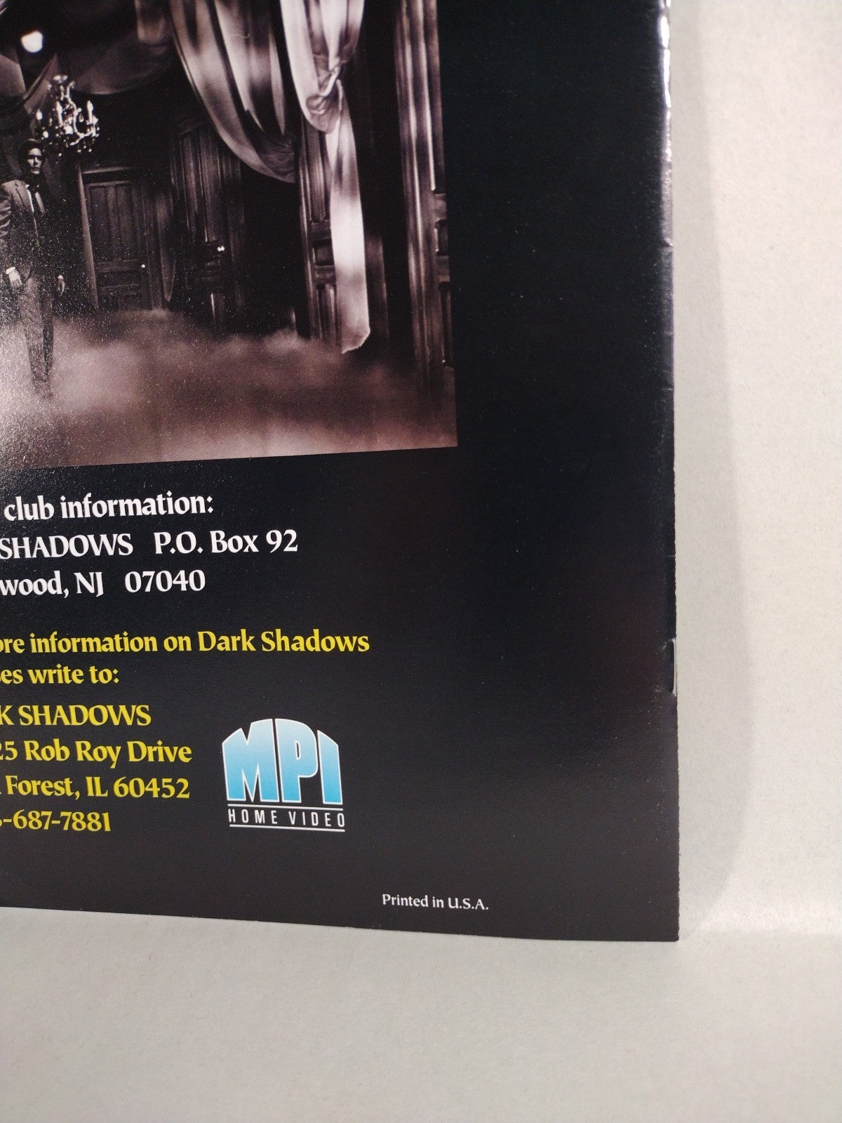 Dark Shadows Catalog (1990) MPI Merchandise Articles With Product descriptions