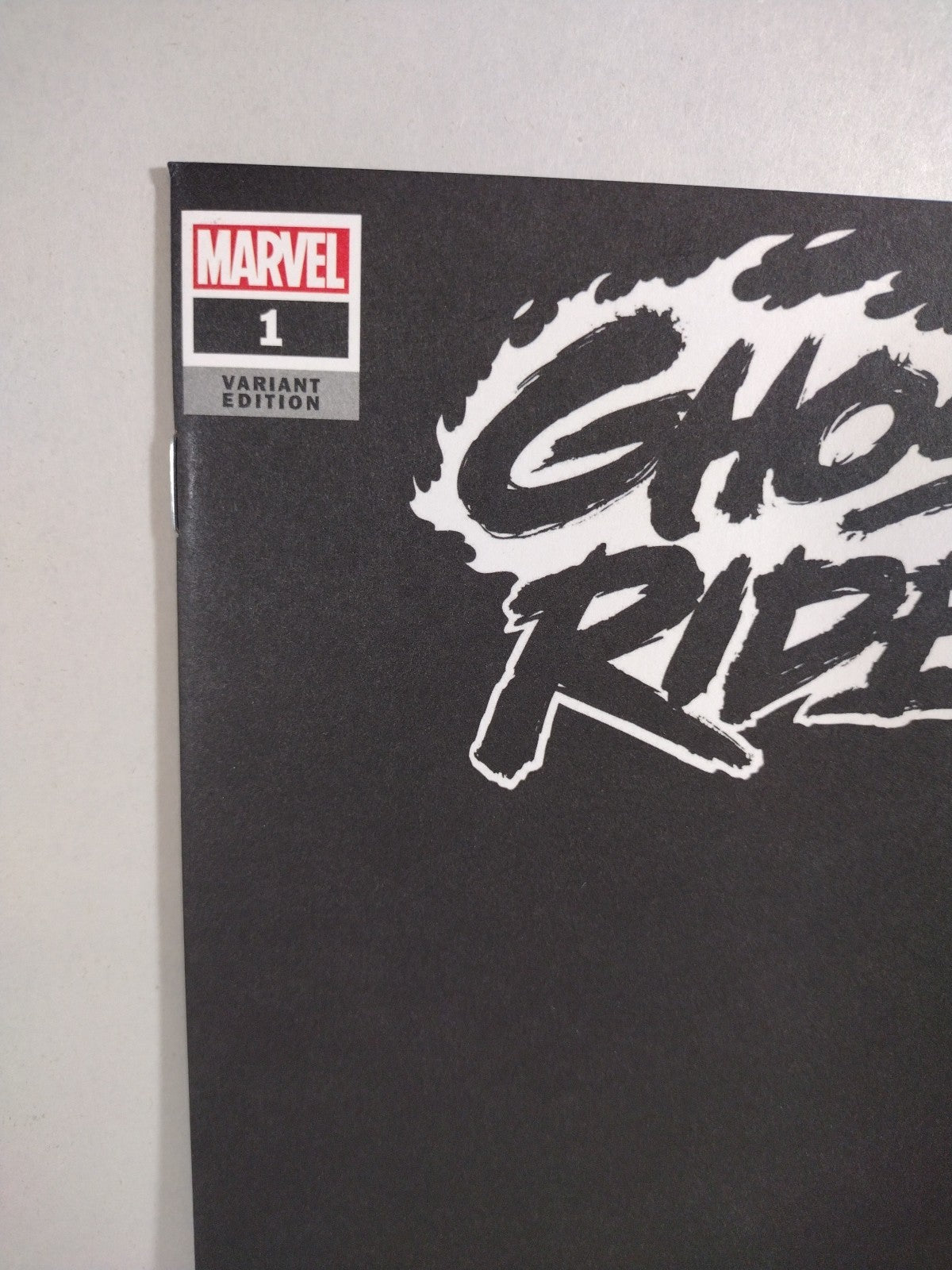 Ghost Rider #1 (2019) Marvel Black Blank Sketch Cover Variant Comic VF-NM