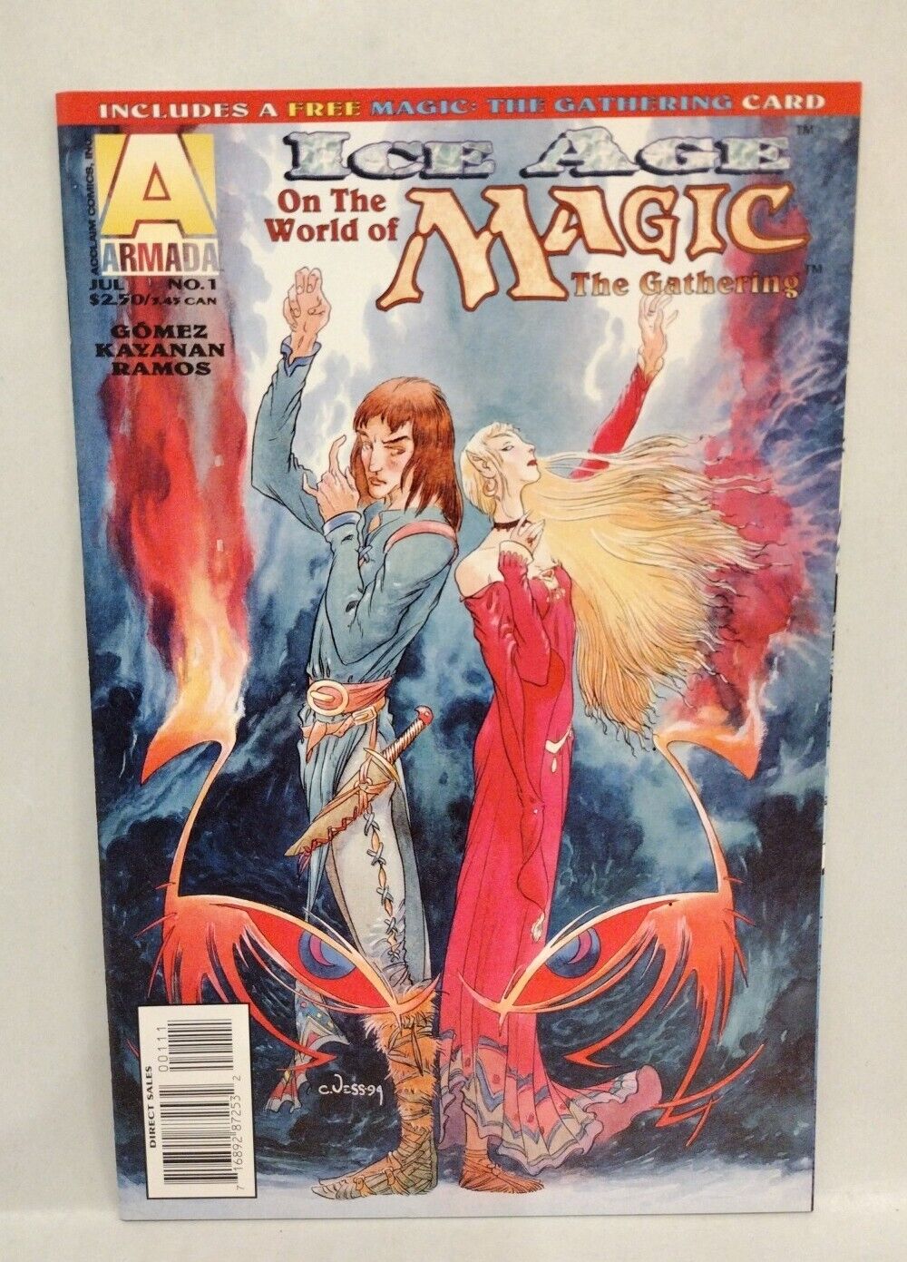 Ice Age Of The World Magic The Gathering  (1995) Complete Acclaim Comic Set #1-4